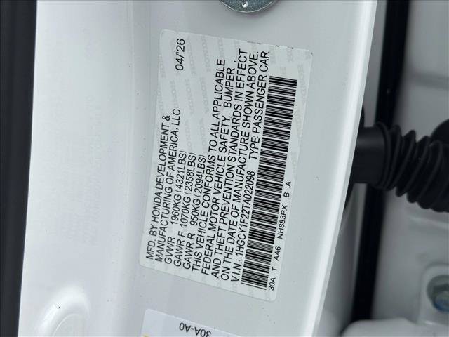 New 2026 Honda Accord LX image 19