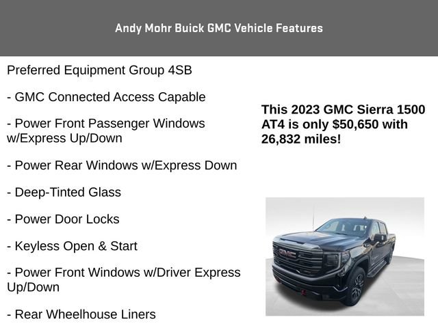 Used 2023 GMC Sierra 1500 AT4 w/ AT4 Premium Package image 12