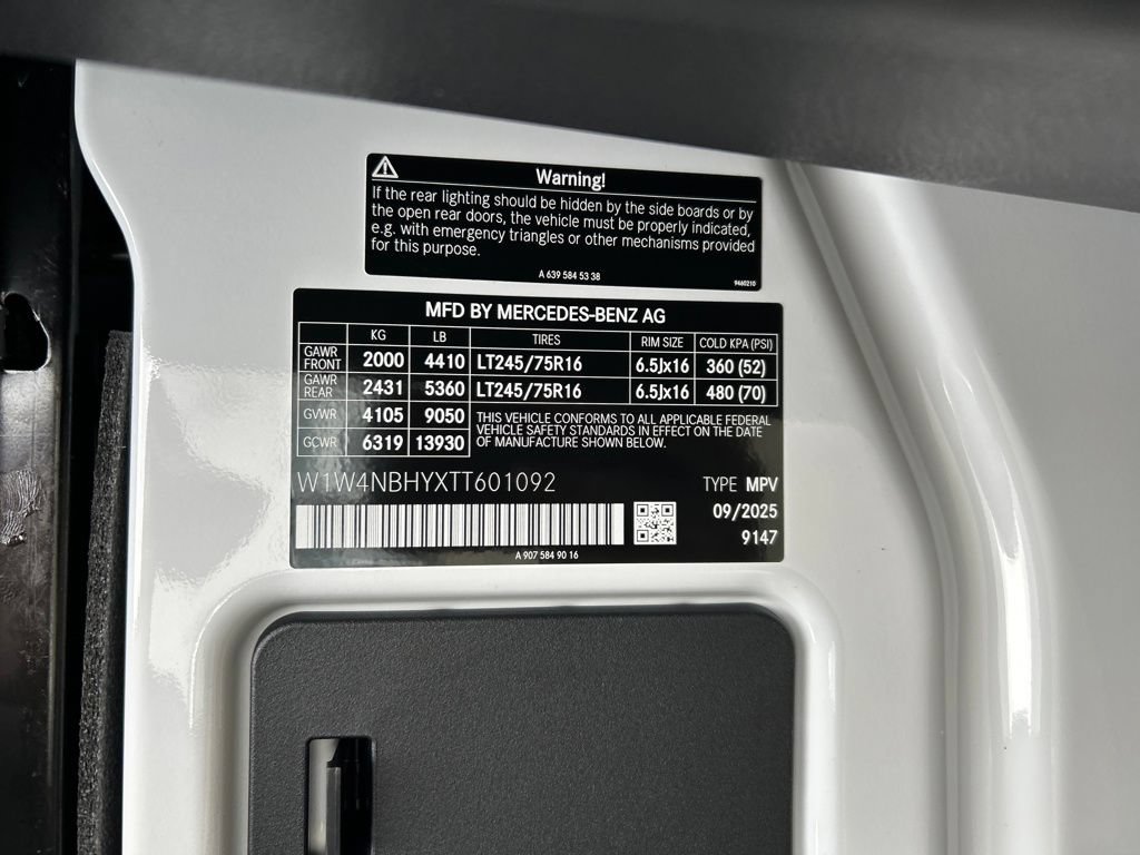 New 2026 Mercedes-Benz Sprinter 2500 image 27