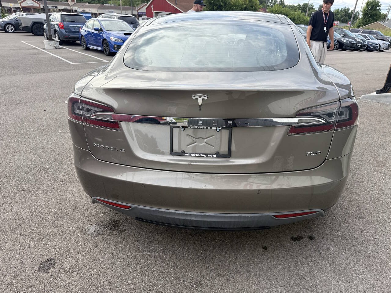 Used 2015 Tesla Model S 70D AWD/4WD image 9