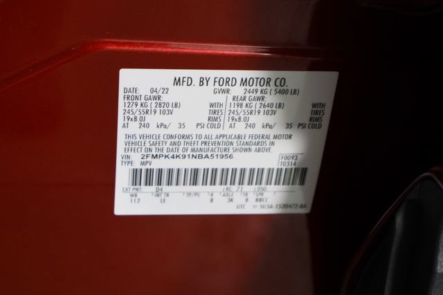 Used 2022 Ford Edge Titanium AWD/4WD image 35
