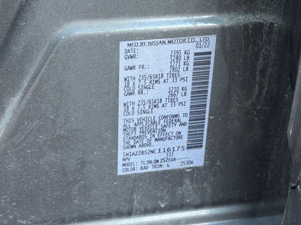 Used 2022 Nissan Murano SV image 21