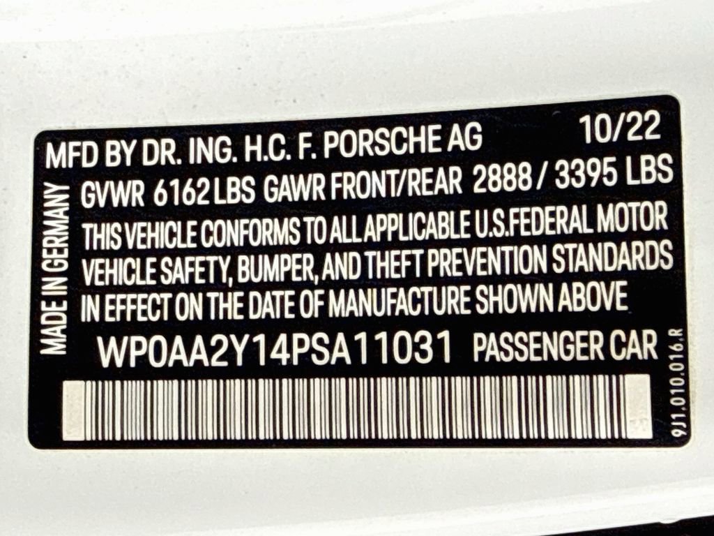 Certified 2023 Porsche Taycan RWD image 12