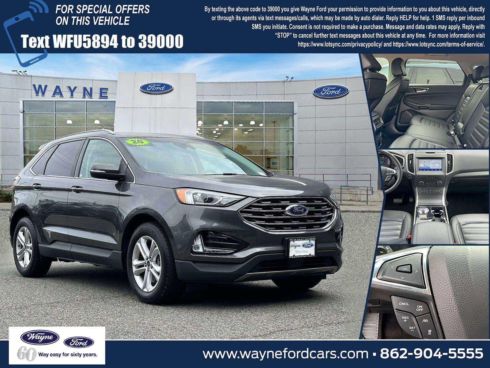 Used 2020 Ford Edge SEL w/ Convenience Package