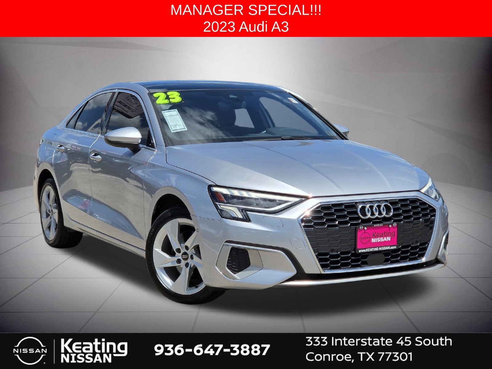 Used 2023 Audi A3 2.0T Premium FWD image 1