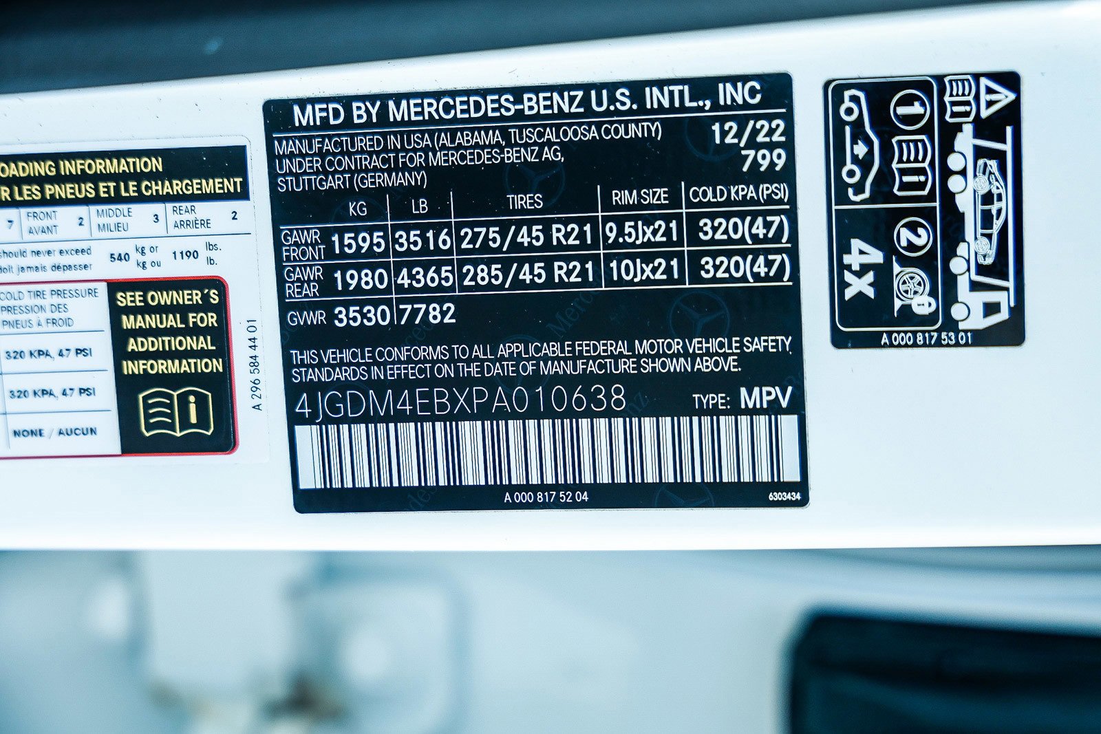 Used 2023 Mercedes-Benz EQS 580 4MATIC SUV image 7