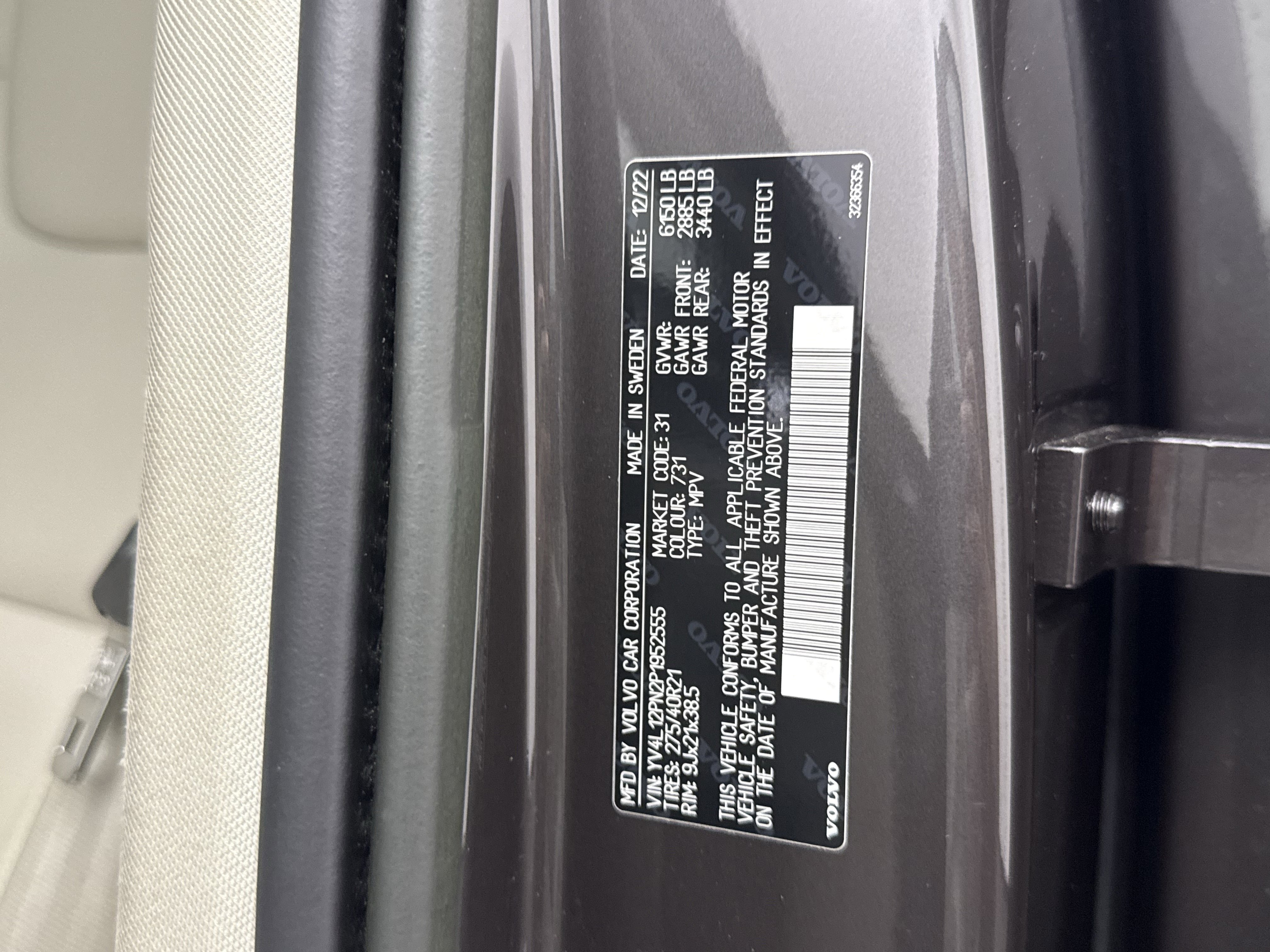 Certified 2023 Volvo XC90 B5 Plus w/ Protection Package Premier AWD/4WD image 27