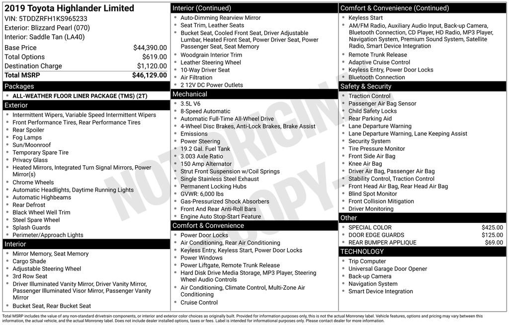 Used 2019 Toyota Highlander Limited image 13