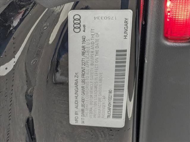 Used 2017 Audi TT 2.0T AWD/4WD image 21
