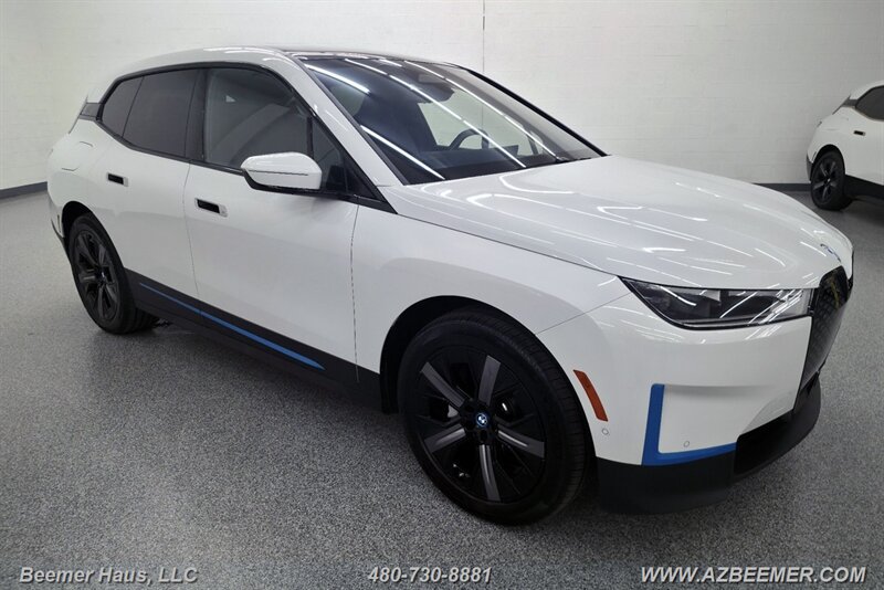 Used 2024 BMW iX xDrive50 w/ BMW I Signature Blue Package AWD/4WD image 11