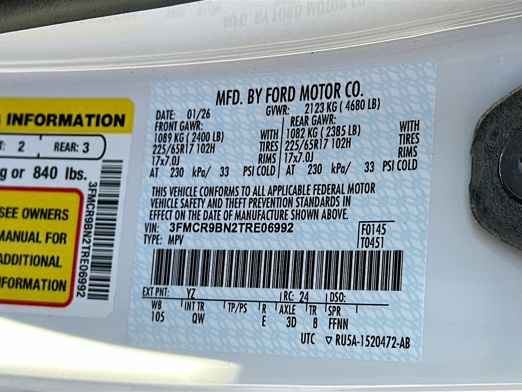 New 2026 Ford Bronco Sport Big Bend w/ Convenience Package image 20