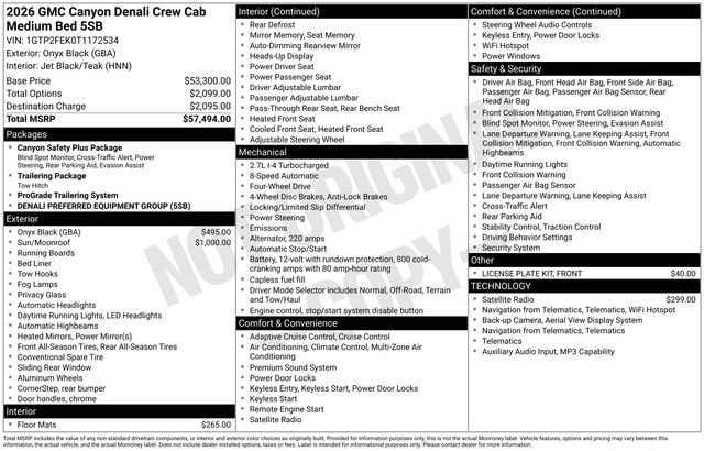 Used 2026 GMC Canyon Denali image 43