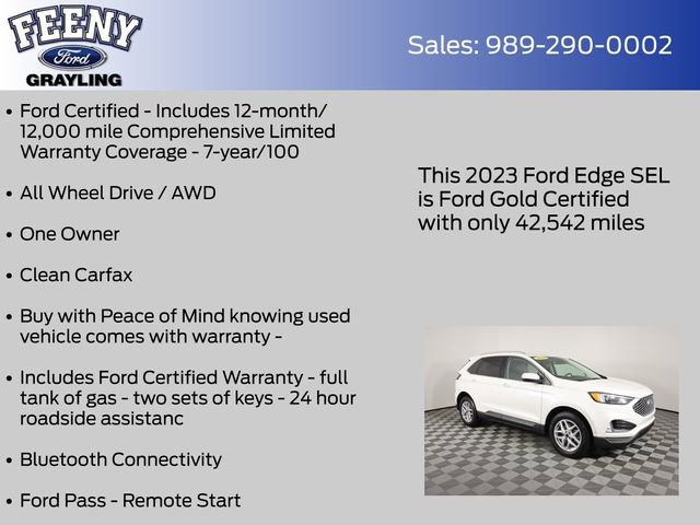 Certified 2023 Ford Edge SEL w/ Convenience Package image 5