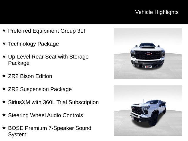 Certified 2025 Chevrolet Silverado 2500 ZR2 w/ ZR2 Bison Edition AWD/4WD image 13