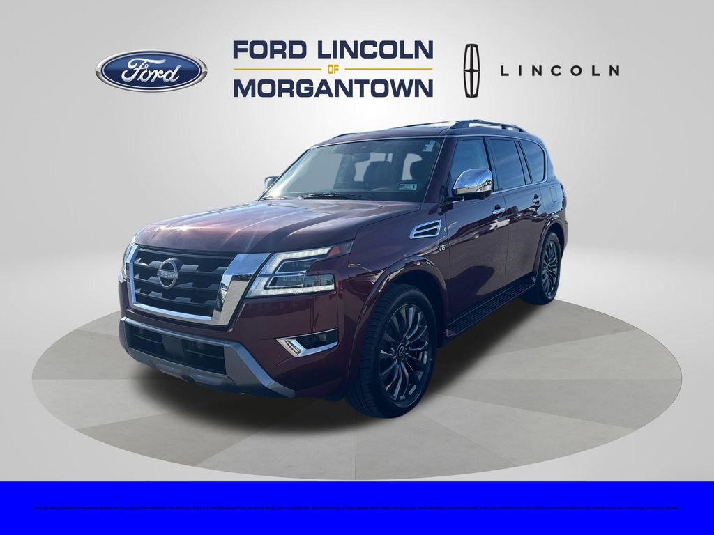Used 2022 Nissan Armada Platinum w/ Captain's Chairs Package AWD/4WD image 3