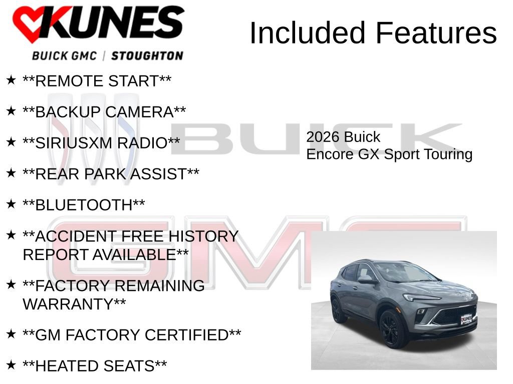 New 2026 Buick Encore GX Sport Touring w/ Comfort Package AWD/4WD image 2