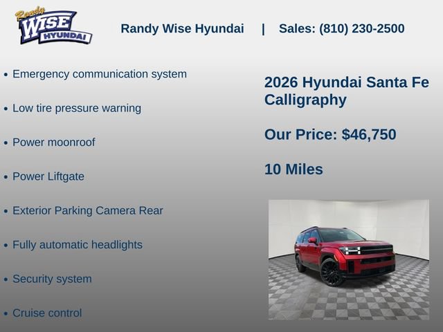 New 2026 Hyundai Santa Fe Calligraphy AWD/4WD image 10