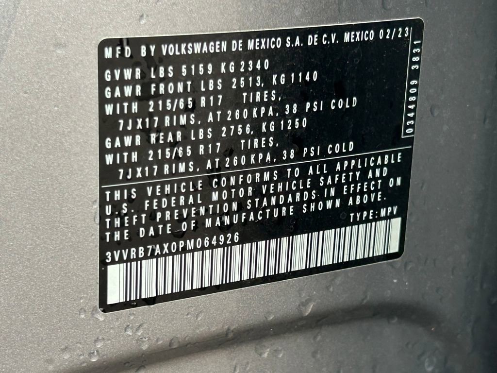 Used 2023 Volkswagen Tiguan S w/ Driver Assistance Package image 64