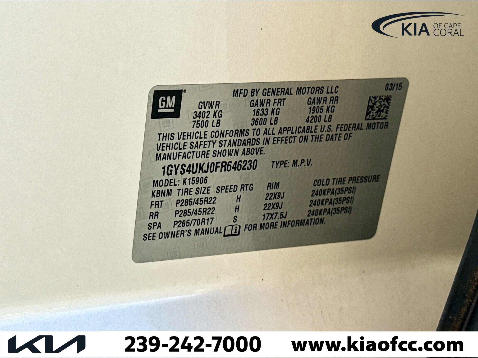 Used 2015 Cadillac Escalade ESV Platinum image 45