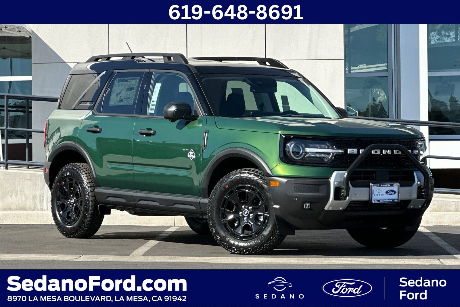 New 2025 Ford Bronco Sport Outer Banks w/ Sasquatch Outer Banks Package