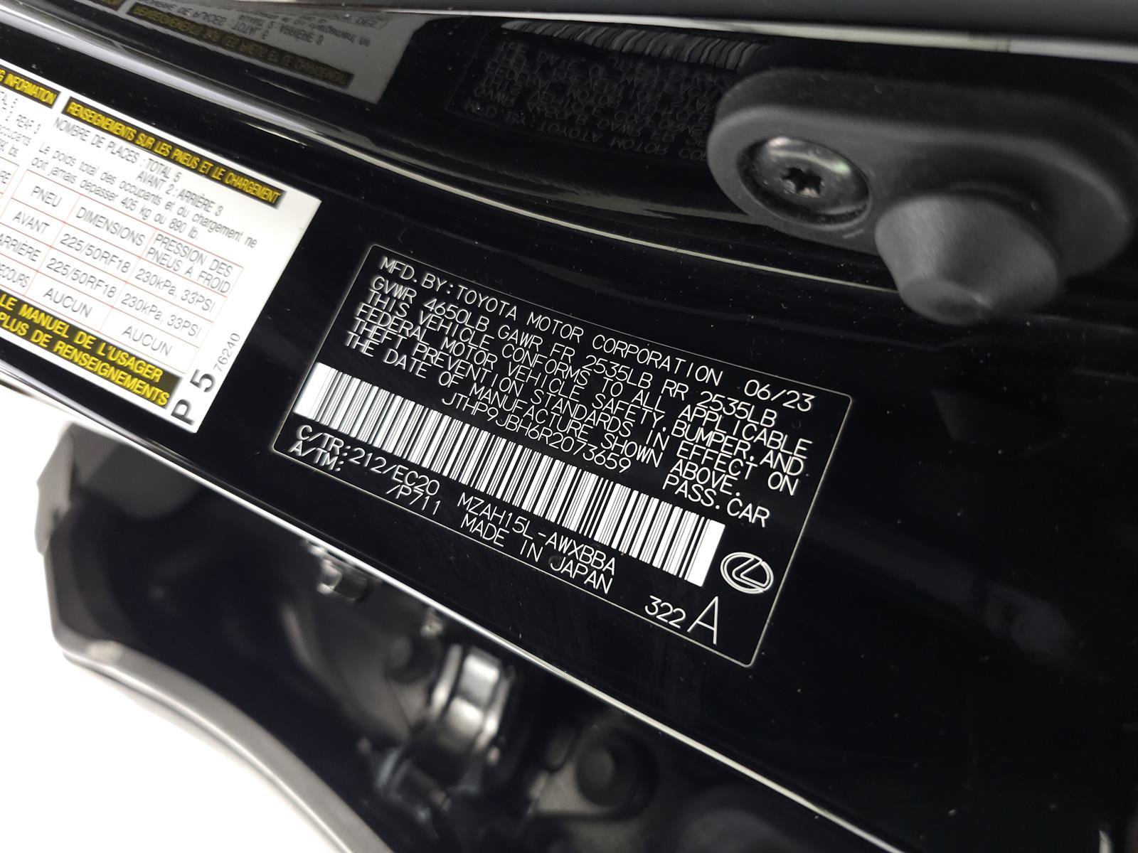 Certified 2024 Lexus UX 250h AWD w/ Premium Package image 32