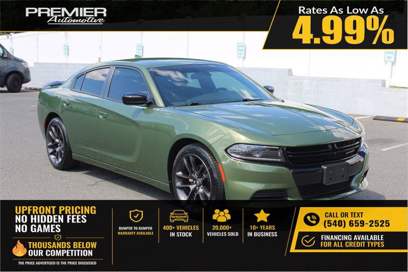 Used 2023 Dodge Charger SXT w/ Blacktop Package RWD image 1
