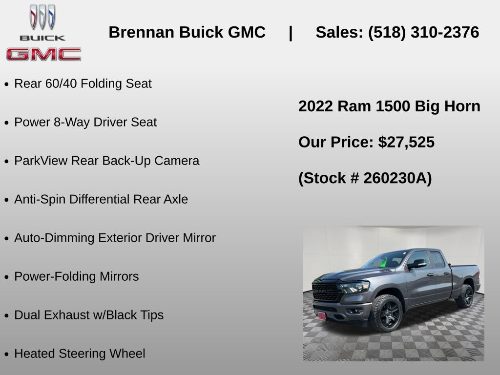 Used 2022 RAM 1500 Big Horn AWD/4WD image 18