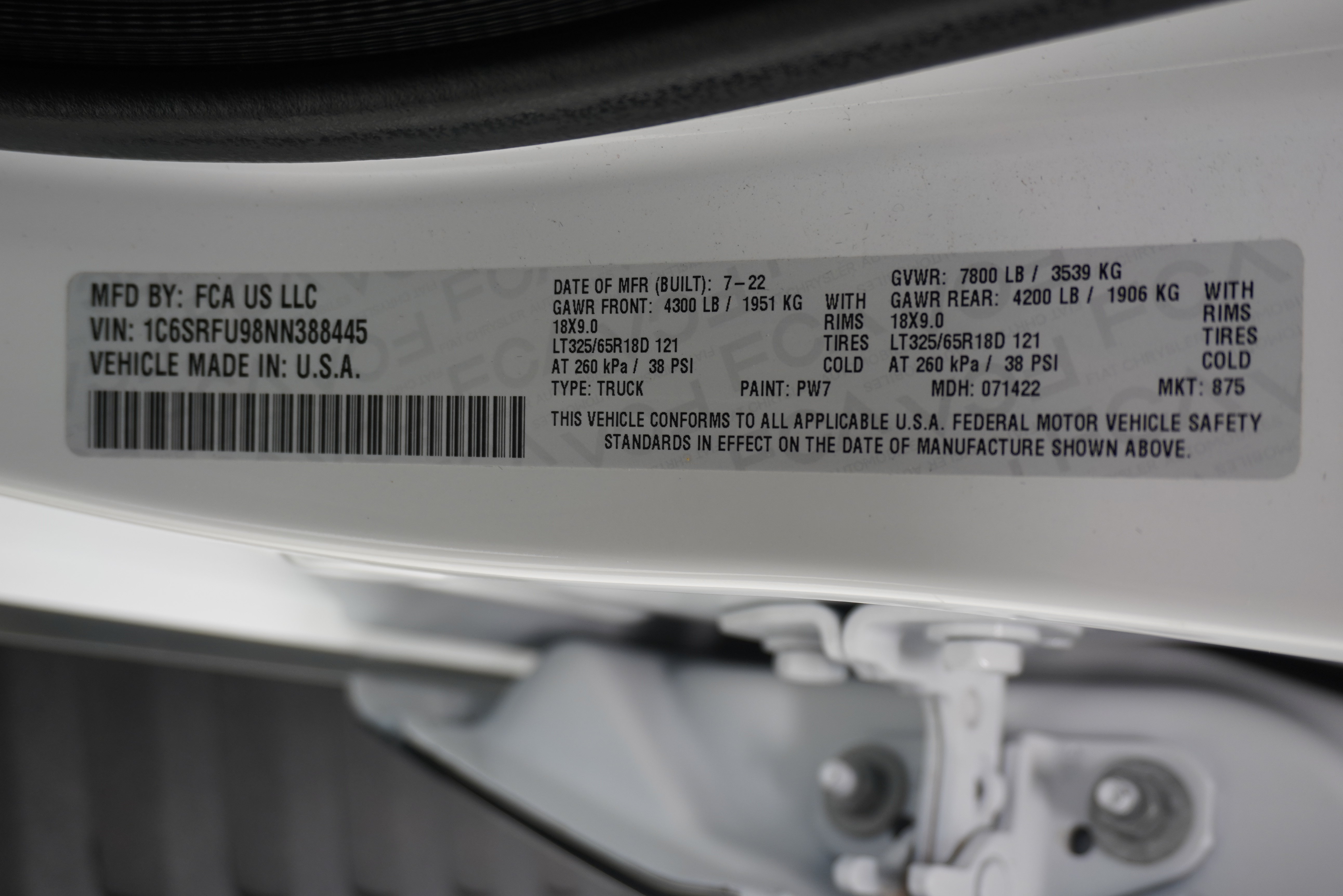 Used 2022 RAM 1500 TRX w/ TRX Level 1 Equipment Group AWD/4WD image 37