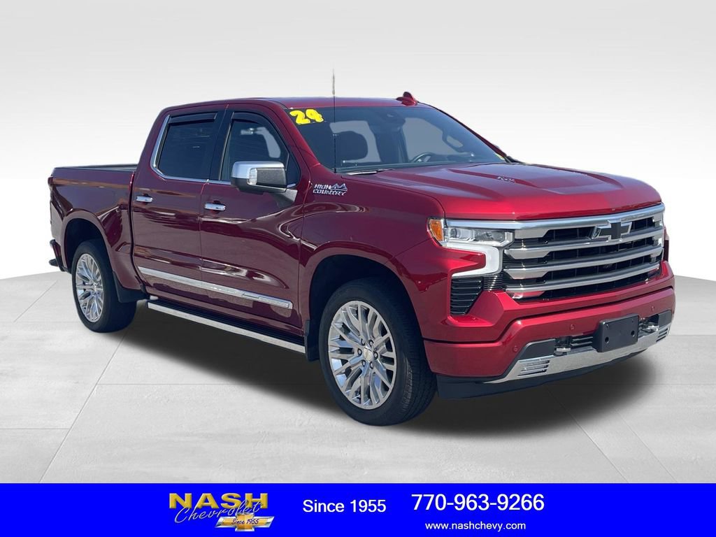 Used 2024 Chevrolet Silverado 1500 High Country w/ High Country Premium Package AWD/4WD 360° Tour