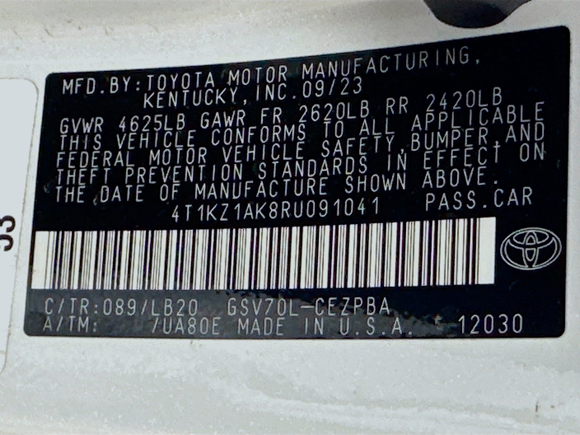 Used 2024 Toyota Camry XSE w/ Navigation Package FWD image 12