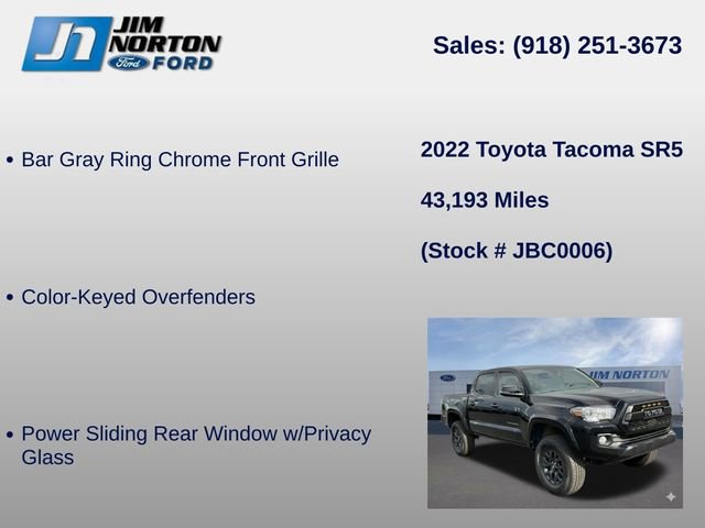 Used 2022 Toyota Tacoma SR5 w/ Technology Package AWD/4WD image 21