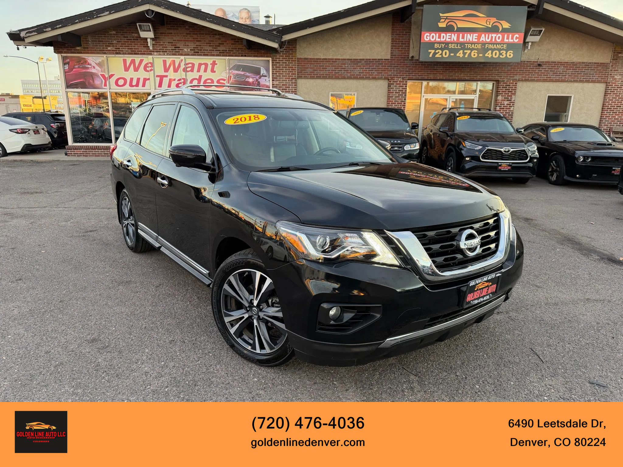 Used 2018 Nissan Pathfinder Platinum w/ Cargo Package image 1