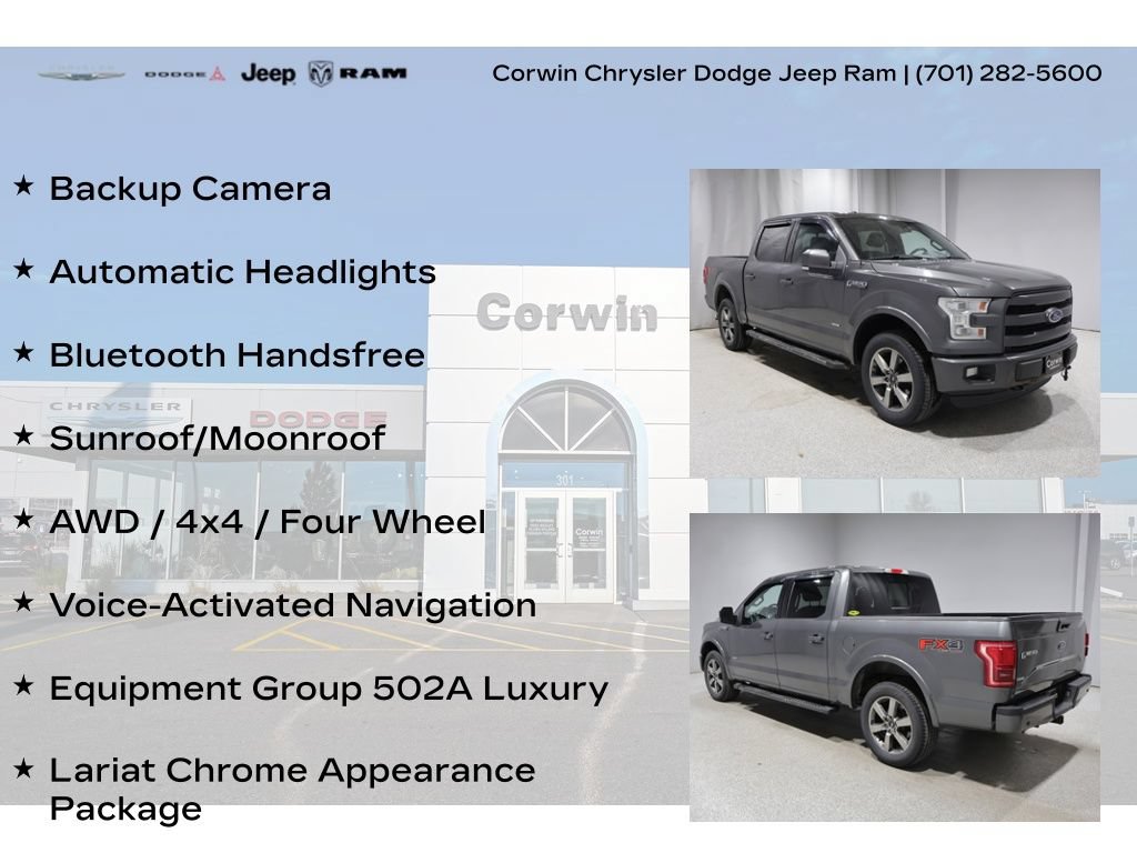Used 2015 Ford F150 Lariat w/ Equipment Group 502A Luxury AWD/4WD image 8