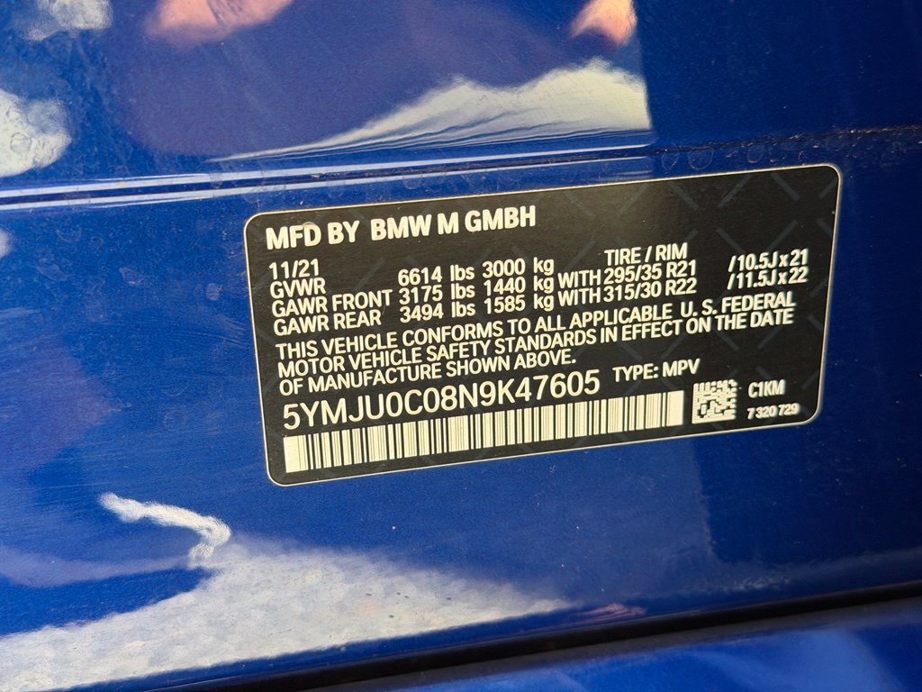 Used 2022 BMW X5 M w/ Executive Package AWD/4WD image 55