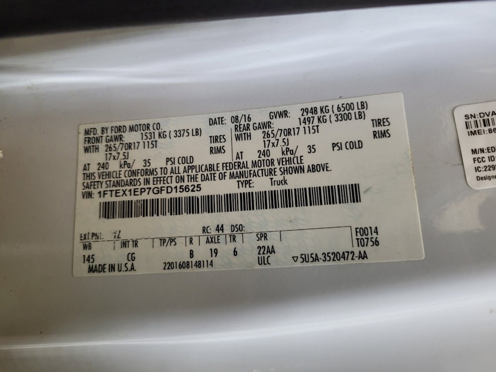 Used 2016 Ford F150 XL w/ Equipment Group 101A Mid image 33