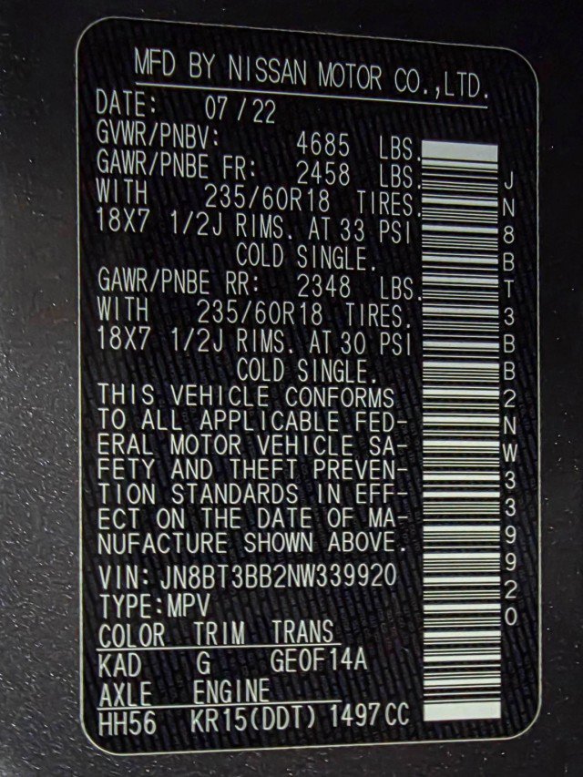 Used 2022 Nissan Rogue SV w/ SV Premium Package image 41