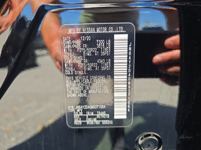 Used 2021 Nissan Armada Platinum w/ Captain's Chairs Package image 35