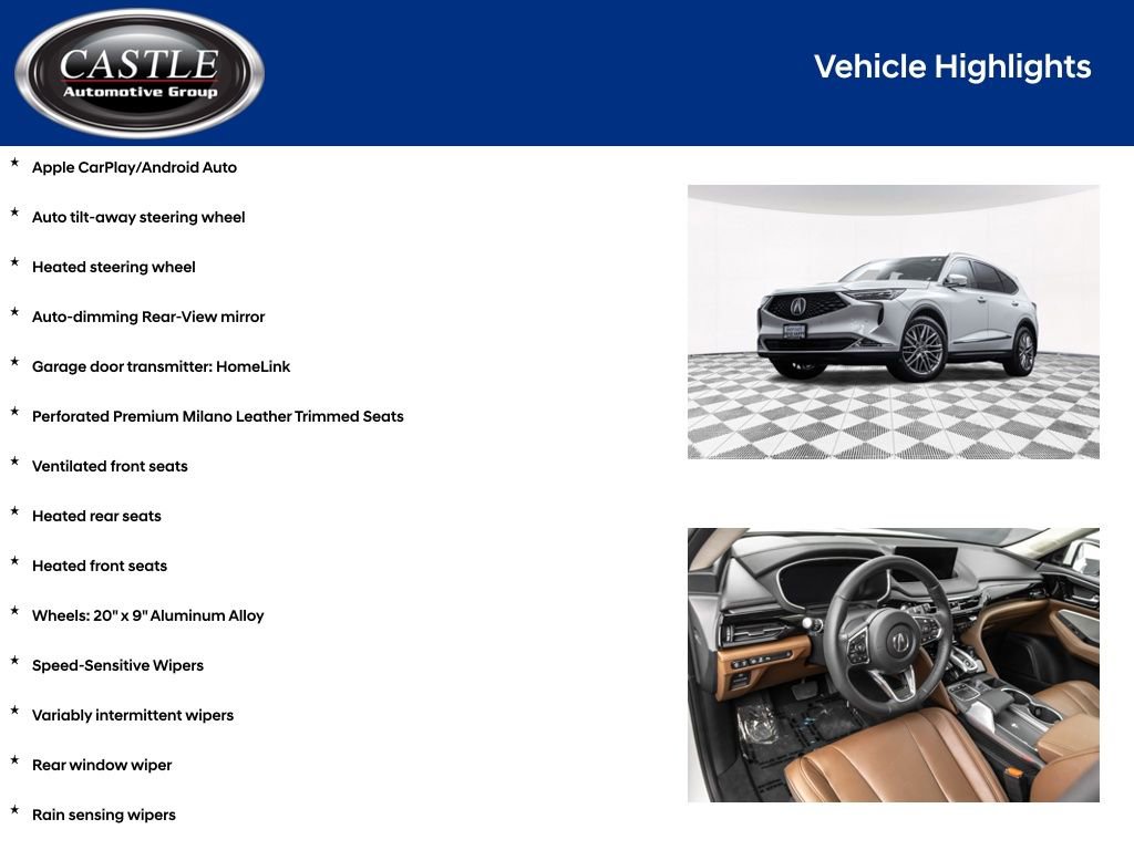 Used 2023 Acura MDX SH-AWD w/ Advance Package image 6