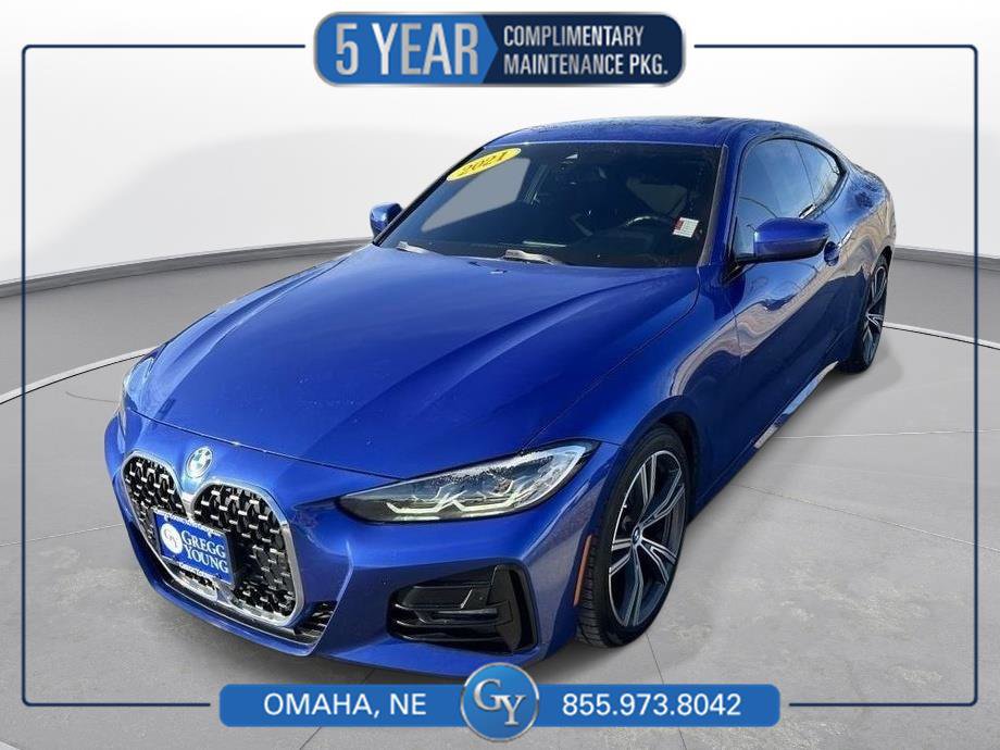Used 2021 BMW 430i xDrive Coupe w/ M Sport Package image 1