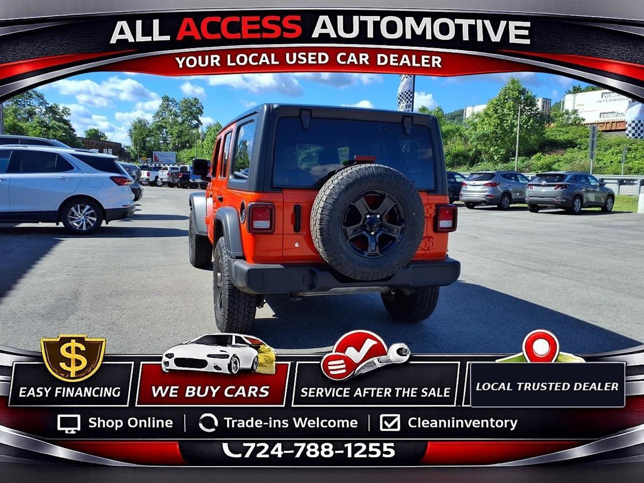 Used 2018 Jeep Wrangler Unlimited Sport AWD/4WD image 3