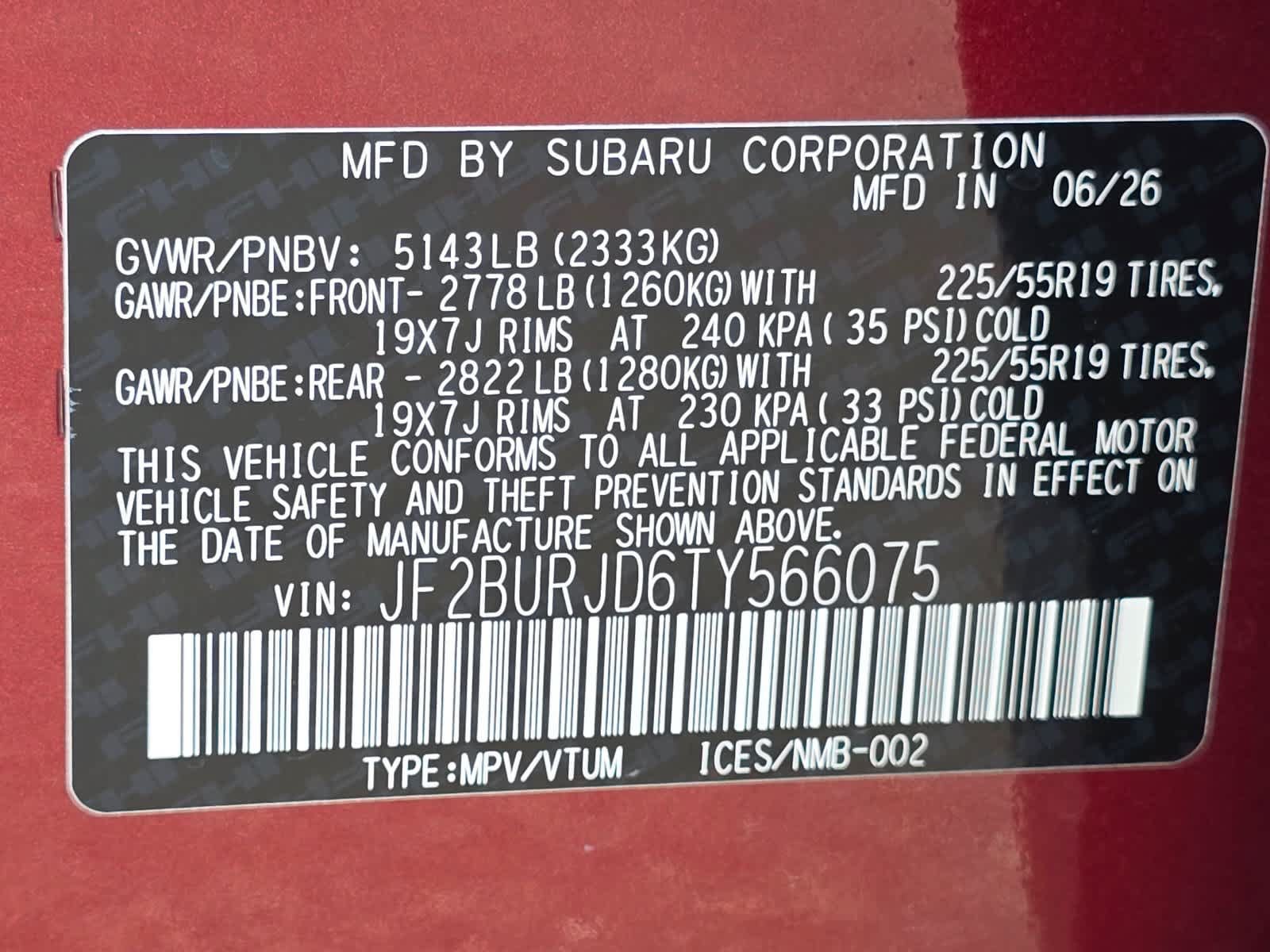 New 2026 Subaru Outback Touring XT AWD/4WD image 32