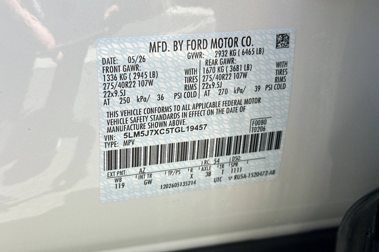 New 2026 Lincoln Aviator Reserve AWD/4WD image 29