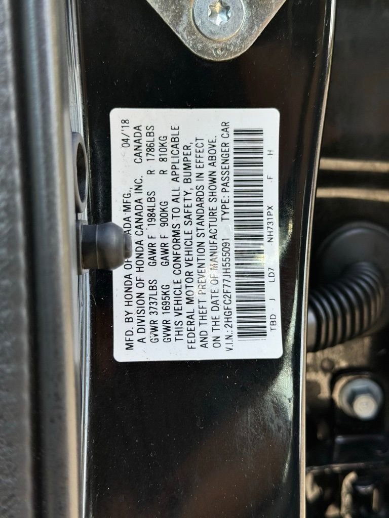 Used 2018 Honda Civic EX image 27