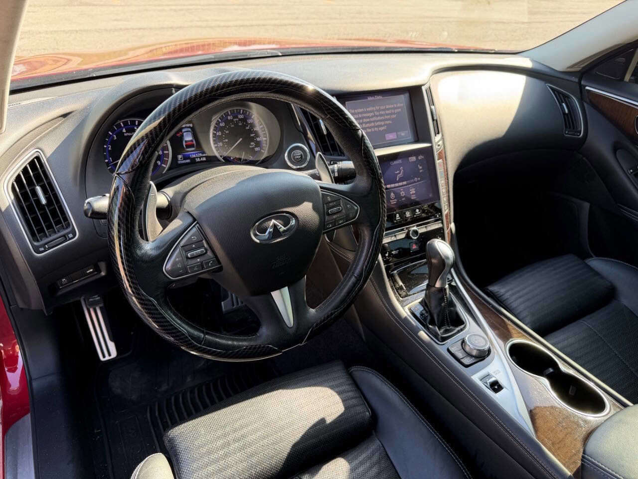 Used 2016 INFINITI Q50 Red Sport 400 AWD/4WD image 12