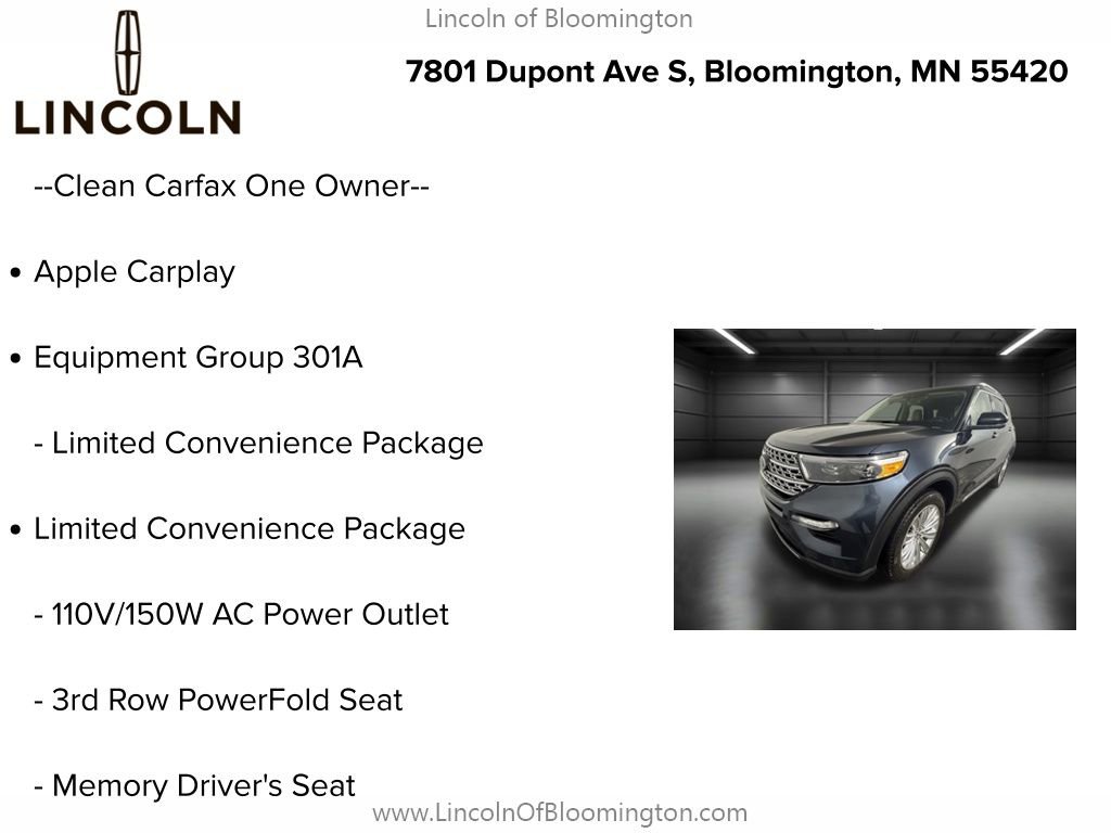 Used 2023 Ford Explorer Limited w/ Equipment Group 301A image 5