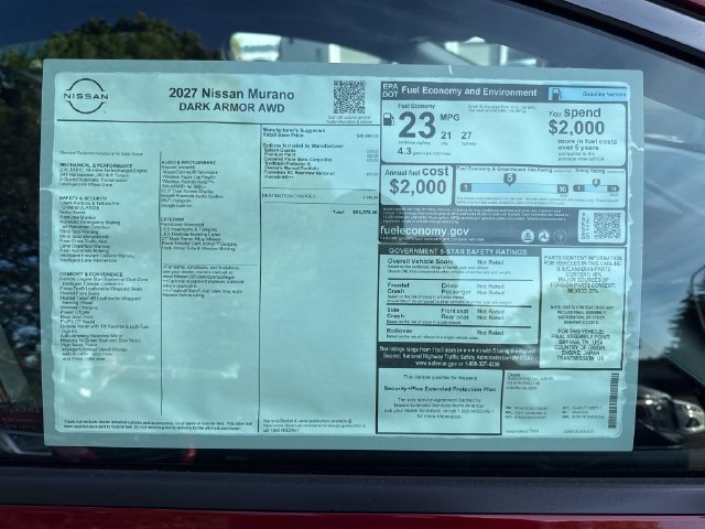 New 2027 Nissan Murano SL AWD/4WD image 31