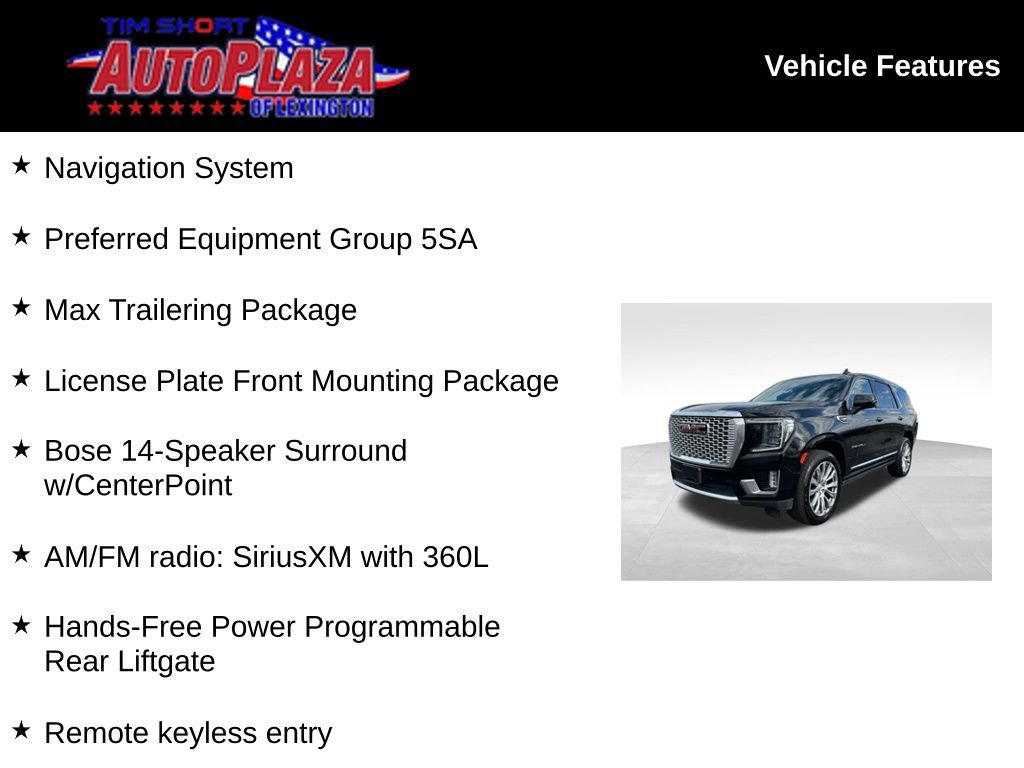 Used 2023 GMC Yukon Denali w/ Max Trailering Package AWD/4WD image 7