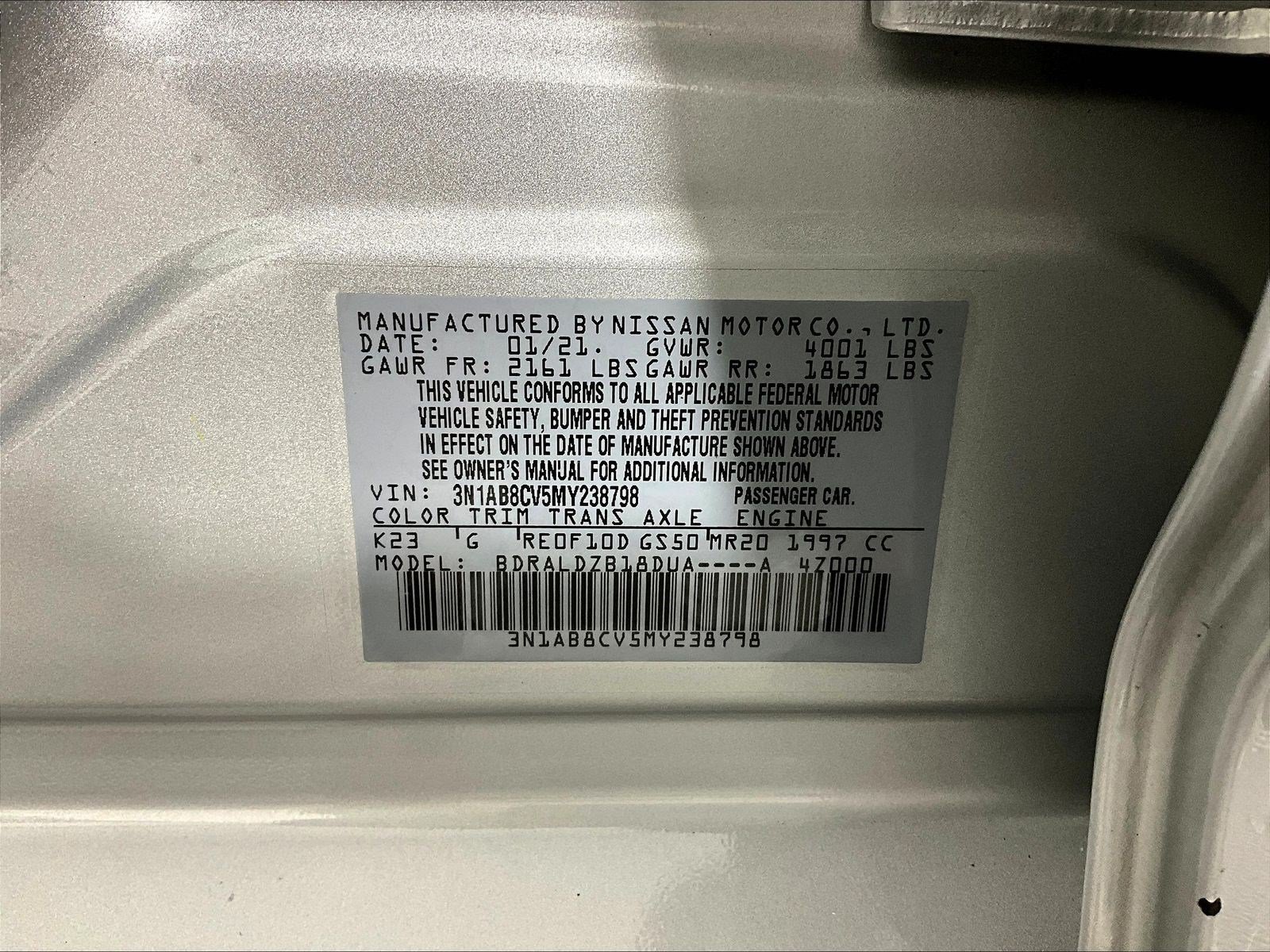 Used 2021 Nissan Sentra SV FWD image 19