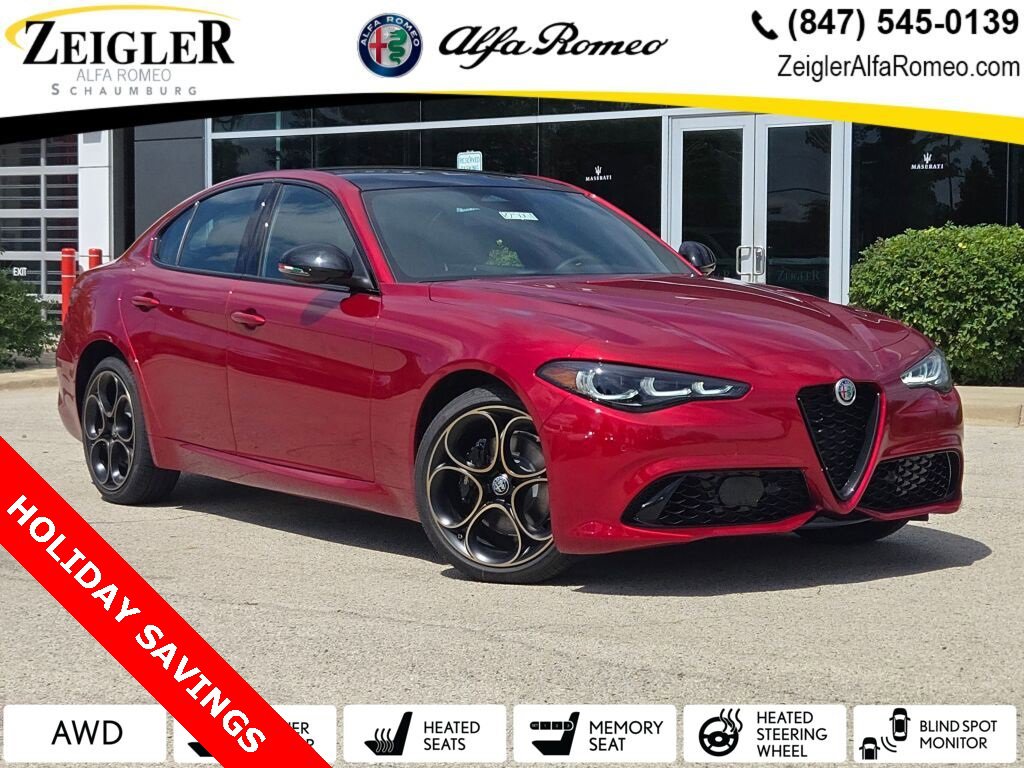 New 2025 Alfa Romeo Giulia AWD w/ Driving Assist Package