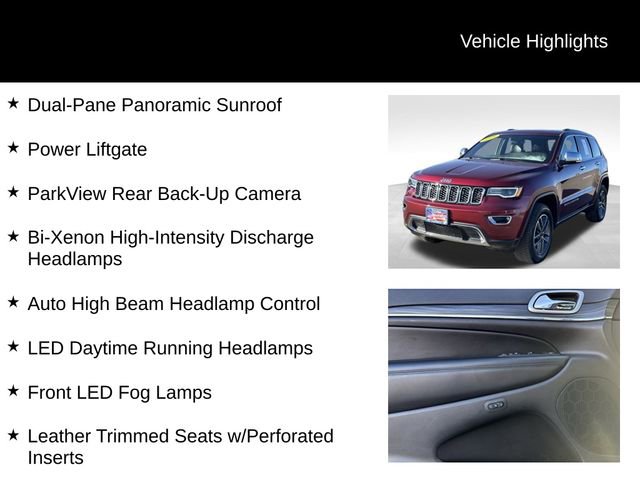 Certified 2019 Jeep Grand Cherokee Limited w/ Luxury Group II image 15